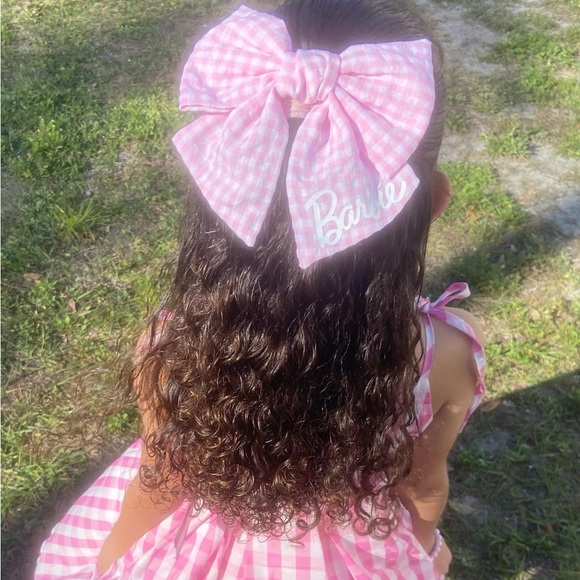 Barbie Inspired Hair Bow - Picture 5 of 7
